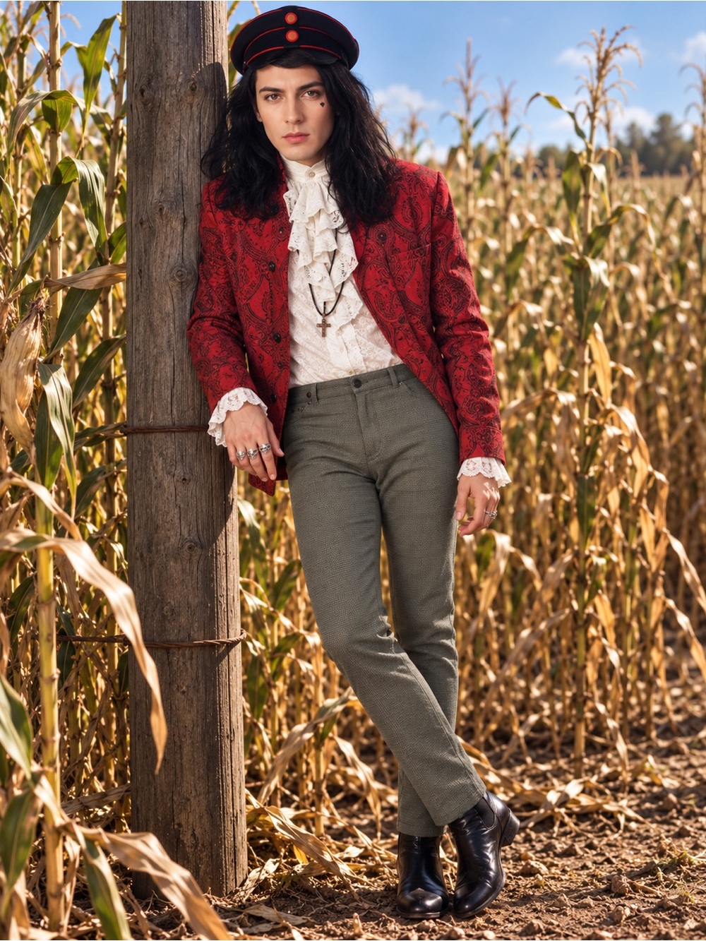 Barena Venezia cotton-blend dress pants - worn once for a film shoot - perfect